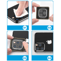 Pikkukuva 8 / 11: iPhone 11 Pro Ultratunn HD Kameralinsskydd Ram Röd