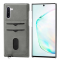 Pikkukuva 5 / 11: Samsung Galaxy Note10 - Praktiskt Skal med Kortfack (LEMAN) Havsgrön