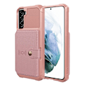 Pikkukuva 1 / 11: Samsung Galaxy S22 Plus - Skal med Korthållare Roséguld