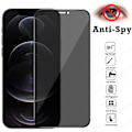 Miniatyrbild 10 av 11: iPhone 13 Pro Anti-Spy Skärmskydd HD 0,3mm Svart