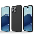 Miniatyrbilde 11 av 11: iPhone 15 PRO - Skyddsskal i Mattbehandlat Stötdämpande Silikon Svart Black