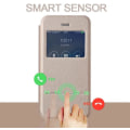 Miniatyrbild 5 av 11: Stilrent Smartfodral Fönster & Svarsfunktion för iPhone 7 PLUS Guld