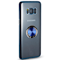 Miniatyrbillede 8 af 11: Samsung Galaxy S8 - Skyddande Silikonskal Ringhållare Svart Svart