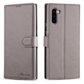 Pikkukuva 6 / 11: Samsung Galaxy Note10 - Praktiskt Yazunshi Plånboksfodral Brun Brun