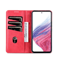 Pikkukuva 11 / 11: Samsung A54 5G - 3-Kortfack Plånboksfodral Läder i Flera Färger Red