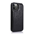 Miniatyrbillede 1 af 11: Elegant Skyddande läderfodral för iPhone 15 Pro Max Black