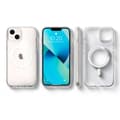 iPhone 14 - Stötdämpande Smidigt magsafe skal Genomskinlig