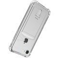 Miniatyrbilde 7 av 11: iPhone 7 - Støtdempende Silikondeksel med Kortlomme Transparent