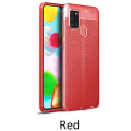 Miniatyrbilde 9 av 11: Samsung Galaxy A21S - Litchi-Design Skal Mörkblå