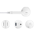 Pikkukuva 1 / 11: Hållbara In-Ear Type-C Hörlurar Vit