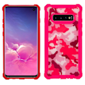 Pikkukuva 1 / 11: Samsung Galaxy S10 - Skyddande Effektfullt Fodral (ARMY) Kamouflage Rosa