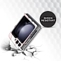 Miniatyrbild 5 av 11: Samsung Galaxy Z Flip 5 - Marmor Skal i Stilren Design Rosa