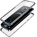 Pikkukuva 9 / 11: iPhone 15 - Skyddande Magnetiskt Dubbelsidigt Skal Silver
