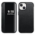 Miniatyrbild 4 av 11: iPhone 13 mini - Skyddsfodral med Fönster och Fack Grön