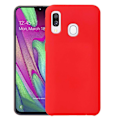 Pikkukuva 7 / 11: Samsung Galaxy A40 - Skyddande Matt Silikonskal Svart