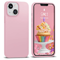 Miniatyrbilde 1 av 11: iPhone 14 Plus - Stilsäkert Tunt LEMAN Skal Ljusrosa