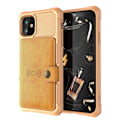 Miniatyrbillede 1 af 11: iPhone 12 Mini - Praktisk taske med kortholder Brun