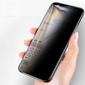 Pikkukuva 4 / 11: iPhone X/XS Anti-Spy Skärmskydd HD 0,3mm Svart