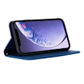 Pikkukuva 11 / 11: iPhone 11 Pro - Praktiskt Slittåligt Plånboksfodral (FLOVEME) DarkBlue Mörkblå