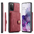 Miniatyrbilde 9 av 11: Samsung Galaxy S20 FE - Skal med Kortfack i Lyxig design Röd