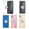 Miniatyrbilde 8 av 11: Huawei P Smart 2019 - Praktiskt Silikonskal med Ringhållare Silver
