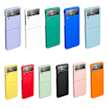 Pikkukuva 2 / 11: Stötdämpande matt fast PC-skal för Samsung Galaxy Z Flip 4 Green