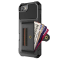 Miniatyrbilde 9 av 11: Stilrent Skal med Kortfack - iPhone 8 Röd