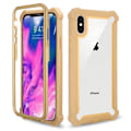 Miniatyrbild 10 av 11: iPhone XS Max - Stötdämpande Kraftfullt Skyddsfodral Kamouflage Rosa