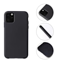 Miniatyrbillede 9 af 11: iPhone 11 Pro Max - mat cover (NKOBEE) Mörkblå