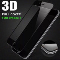 Miniatyrbilde 6 av 10: iPhone 7 Sk�rmskydd 3D 9H Ram 0,2mm HD-Clear Svart Svart