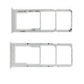 Pikkukuva 4 / 11: Samsung Galaxy A12 Reservdel Dual Sim-Kortläsare Silver