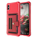 Miniatyrbillede 3 af 11: iPhone XS Max - Exklusivt Skyddsskal med Kortfack Grön