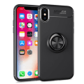 Miniatyrbillede 10 af 11: iPhone XS Max - AUTO FOCUS - Skal med Ringhållare Svart/Röd