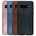 Miniatyrbild 7 av 11: Samsung Galaxy S10 Plus - Praktiskt Skyddande Skal Kortfack Roséguld