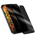 Pikkukuva 8 / 11: 2-Pack iPhone 15 plus Skärmskydd Anti-Spy HD 0,3mm Svart