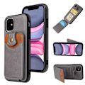 Miniatyrbillede 5 af 11: iPhone 11 - Praktisk stilfuldt cover med kortrum Röd