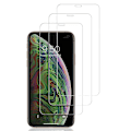 Pikkukuva 5 / 11: iPhone X/XS Full Clear 2.5D Skärmskydd 9H 0,3mm Transparent/Genomskinlig Transparent/Genomskinlig