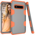 Miniatyrbillede 1 af 11: Samsung Galaxy S10 - Praktiskt Skyddande Skal RUGGED ROBOT Grå/Orange