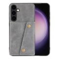Miniatyrbild 4 av 11: Samsung Galaxy S24 Plus - Lyxigt PC-läder Retro Flip Fashion Plånboksfodral Röd