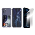 Miniatyrbild 3 av 11: iPhone 13 Pro - Skal med Kortfack & Hydrogel Skärmskydd Genomskinlig