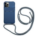 Miniatyrbillede 1 af 11: iPhone 12 Pro Max - Skal med Korthållare Mörkblå