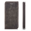 Miniatyrbillede 1 af 11: iPhone 11 Pro Max - Praktiskt Stils�kert Vintage Pl�nboksfodral Svart