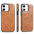 Miniatyrbillede 3 af 11: iPhone 12 mini - Elegant Skalfodral med Kortplats Mörkbrun