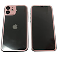 Pikkukuva 6 / 11: iPhone 11 Skärmskydd Fram- & Baksida Aluminium 9H HD-Clear Black Svart