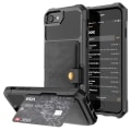 Miniatyrbild 6 av 11: iPhone 6/6S - Exklusivt Skal med Kortfack Grön