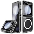 Miniatyrbillede 1 af 11: Samsung Galaxy Z Flip 6 - Genomskinligt Skyddande Mag-Safe skal