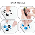 Miniatyrbillede 11 af 11: 2-PACK iPhone 13 Pro Set med Fram- & Baksida + Kameralinsskydd Transparent