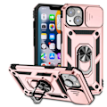 Miniatyrbilde 7 av 11: iPhone 13 - Stilrent Armor Skal med Ringhållare Grön