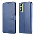 Miniatyrbilde 1 av 11: Luxury Leather Wallet case for Samsung galaxy A14 5G Marinblå