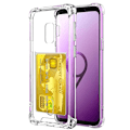 Pikkukuva 3 / 11: Samsung Galaxy S9 - Kestävä suojakuori korttipaikalla Transparent/Genomskinlig